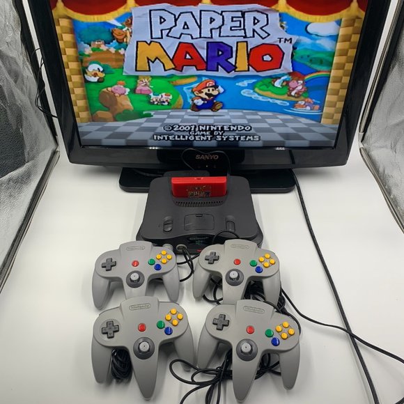 Ultimate N64, Nintendo 64 Bundle with 4 Authentic Controllers